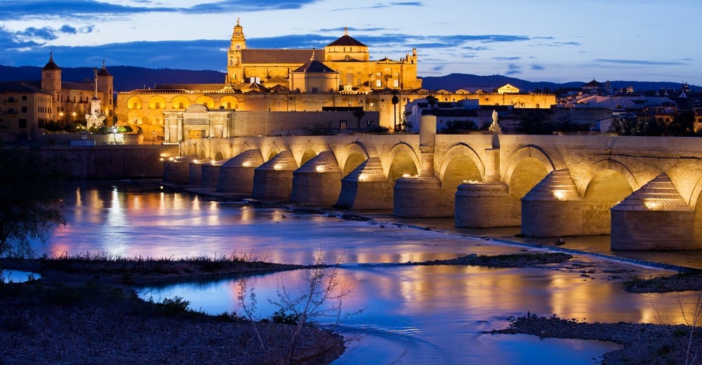 Mezquita and Roman Bridge in Cordoba
